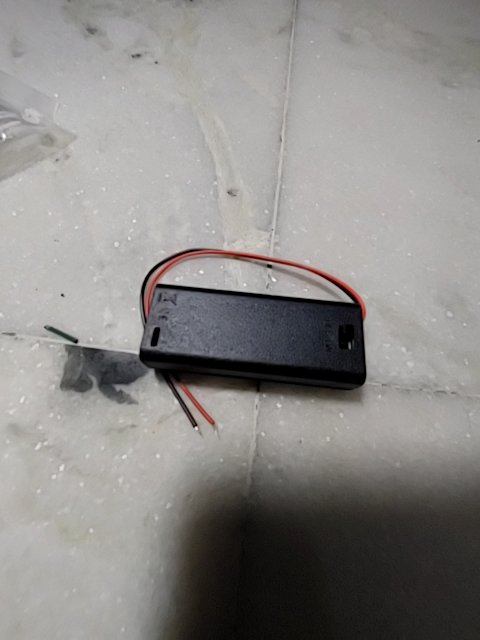 2 AAA battery Box with switch