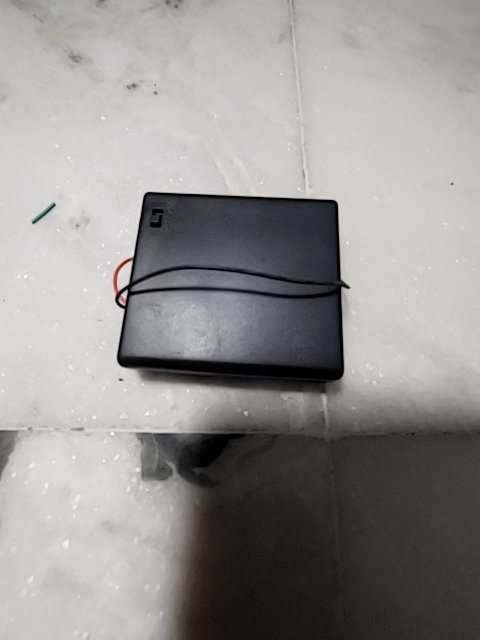 AA battery Box 6v 4 cells switch