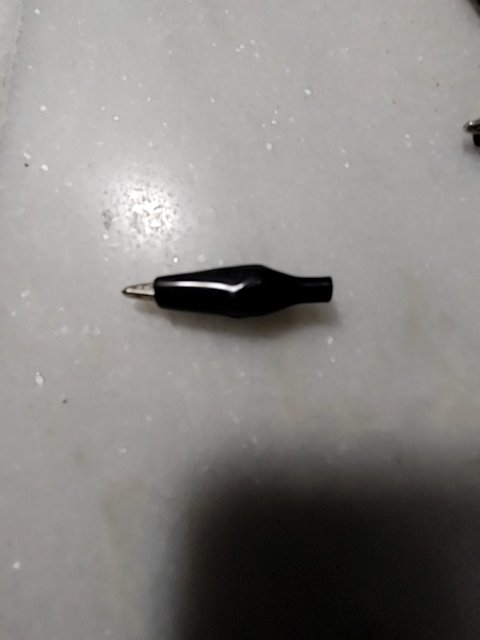 Alligator clips black type A