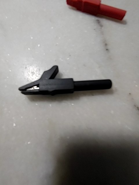 Alligator clips heavy duty black
