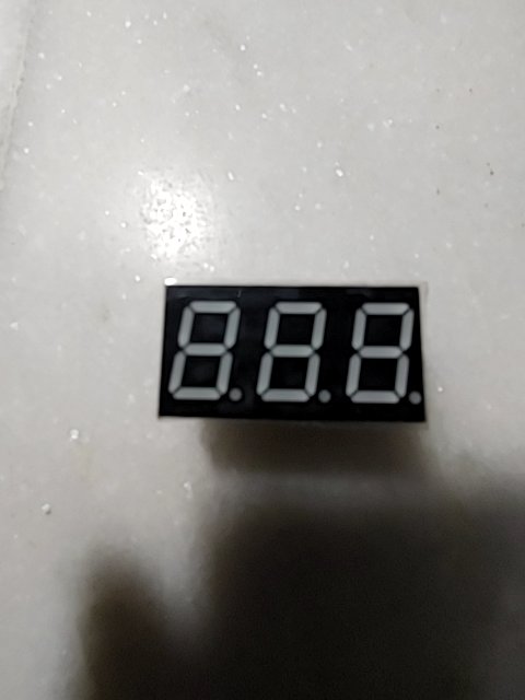 3 digit seven segment 0.56 inch
