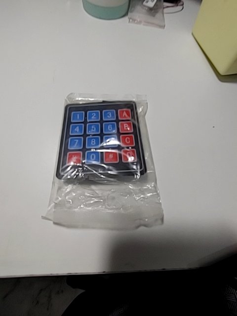 4x4 matrix membrane keypad