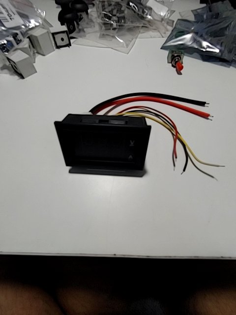 100v voltmeter ammeter dual led